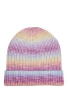 Kognewtilde Spacedye Rib Beanie Acc Accessories Headwear Hats Beanie Pink Kids Only