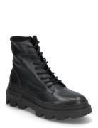 Bas Ankle Boot Snørestøvler Black Steve Madden