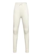 Pointelle Junior Leggings W. String Bottoms Leggings Cream Copenhagen Colors