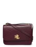 Stitched Nappa Leather Medium Sophee Bag Bags Crossbody Bags Burgundy Lauren Ralph Lauren