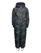 Hmlartic Tex Snowsuit Outerwear Coveralls Snow-ski Coveralls & Sets Multi/patterned Hummel