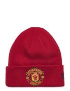 Essential Y Cuff Beanie Manut Accessories Headwear Hats Beanie Red New Era