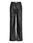 Aina Pu Leather Trousers Bottoms Trousers Leather Leggings-Bukser Black Ahlvar Gallery