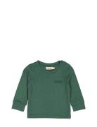 Ted B. Ls Tops T-shirts Long-sleeved T-Skjorte Green MarMar Copenhagen