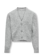 Kogoriana L/S Glitter Cardigan Knt Tops Knitwear Cardigans Grey Kids Only