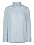 Bs Caia Regular Fit Shirt Tops Shirts Long-sleeved Blue Bruun & Stengade