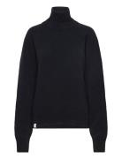 Sara Knit Tops Knitwear Turtleneck Black Makia