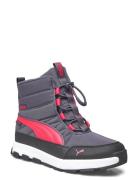 Puma Evolve Boot Puretex Jr Vinterstøvler Pull On Grey PUMA