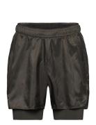 Borg Running Shorts 2 In 1 Sport Shorts Sport Shorts Khaki Green Björn Borg