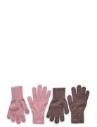 Comfy Gloves 2-Pack Accessories Gloves & Mittens Gloves Pink Melton