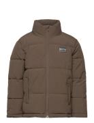 Hmlcrisp Tex Jacket Sport Jackets & Coats Puffer & Padded Brown Hummel