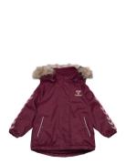 Hmlcanyon Tex Jacket Outerwear Jackets & Coats Winter Jackets Burgundy Hummel