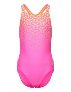 G Kikko V Swimsuit Swim Pro Back Black-Blue China Badedragt Badetøj Pink Arena