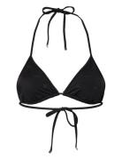 Triangle Rp Print Swimwear Bikinis Bikini Tops Triangle Bikinitops Black Tommy Hilfiger