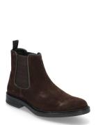 Bs Boot Shoes Støvlet Chelsea Boot Brown Bruun & Stengade