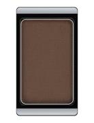 Eyeshadow Matte 524 Dark Grey Mocha Øjenskyggepalet Makeup Brown Artdeco