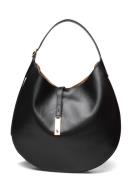 Polo Id Calfskin Large Shoulder Bag Bags Top Handle Bags Black Polo Ralph Lauren