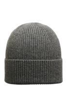 Slhmason Merino Wool Beanie Accessories Headwear Beanies Grey Selected Homme