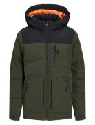 Jjeotto Puffer Jacket Sn Jnr Foret Jakke Green Jack & J S