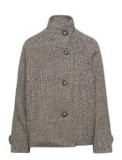 Fawnsz Short Coat Outerwear Outerwear Jackets Light-summer Jacket Grey Saint Tropez