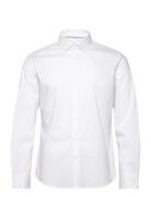 Regular-Fit Stretch Cotton Shirt Tops Shirts Business White Mango