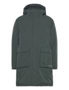 Channing Padded Parka Coat Parka Jakke Khaki Green Les Deux