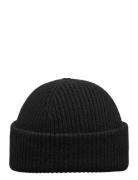 Slhmason Merino Sailor Wool Beanie Accessories Headwear Beanies Black Selected Homme