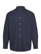 Wwday Striped Aa Embroidery Shirt G Tops Shirts Casual Navy Double A By Wood Wood