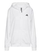 Club Teamwear Graphic Full-Zip Sport Sweatshirts & Hoodies Hoodies White Adidas Performance