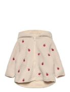 Aware Teddy Jacket Outerwear Fleece Outerwear Fleece Jackets Cream Fliink