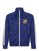 Logo Track Jacket Tops Sweatshirts & Hoodies Sweatshirts Blue Polo Ralph Lauren