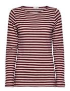 T-Shirts Long Sleeve Tops T-shirts & Tops Long-sleeved Burgundy Marc O'Polo