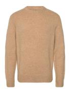 Soft Knit Regular Fit Sweater Tops Knitwear Round Necks Beige Scotch & Soda