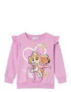 Nmfjyla Pawpatrol Sweat Unb Noos Cplg Tops Sweatshirts & Hoodies Sweatshirts Pink Name It