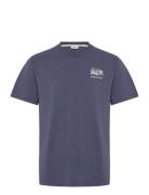 Marathon Of Life Midnight Blue Tee Tops T-Kortærmet Skjorte Navy Pompeii