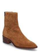 St Broomly Mid Boot Shoes Boots Ankle Boots Ankle Boots With Heel Brown GANT