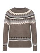 Fqmayfair-Pullover Tops Knitwear Jumpers Brown FREE/QUENT