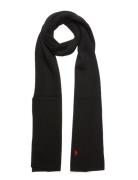 Signature Pony Wool Scarf Accessories Scarves Winter Scarves Black Polo Ralph Lauren