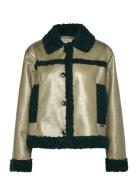 Vinyl Jacket Læderjakke Skindjakke Khaki Green Scotch & Soda