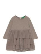 Dress Dresses & Skirts Dresses Partydresses Brown United Colors Of Benetton