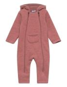 Mexi-Hc - Pram Suit Outerwear Fleece Outerwear Fleece Suits Pink Hust & Claire