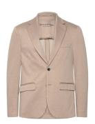 Bs Marne Classic Fit Blazer Suits & Blazers Blazers Single Breasted Blazers Beige Bruun & Stengade