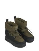 Zoey Snowboot Vinterstøvler Pull On Khaki Green Liewood