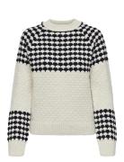 Onlcanada Ls Pullover Cc Knt Tops Knitwear Jumpers White ONLY