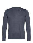 Impulse Core Ls Tee Sport T-Kortærmet Skjorte Navy Mizuno