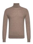 Nevile Rws Tops Knitwear Long Sleeve Knitted Polos Beige Tiger Of Sweden