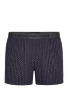 Men's Knit Boxer Underwear Boxer Shorts Navy Emporio Armani