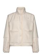 W Cragmont Fleece Jacket Sport Sweatshirts & Hoodies Fleeces & Midlayers Cream The North Face