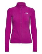 W 100 Glacier Fz - Eu Sport Sweatshirts & Hoodies Fleeces & Midlayers Purple The North Face