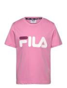 Baia Mare Classic Logo Tee Sport T-Kortærmet Skjorte Pink FILA